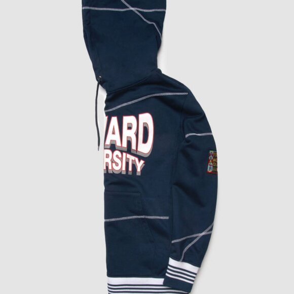 HOWARD University Hoodie Retro HBCU Pride AACA Sweatshirt Alumni Gear, Navy - Picture 3 of 9